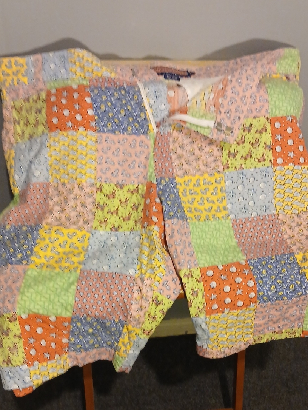 Vineyard Vines Ocean Themed Patchwork Shorts